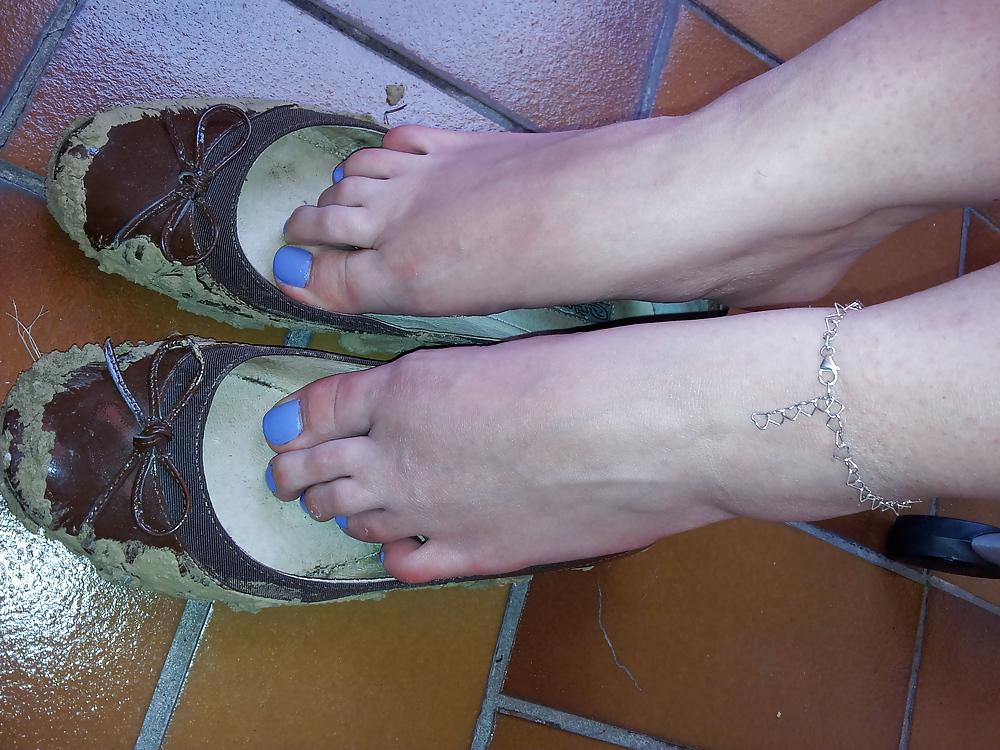 25P Wifes mud sludge dirty ballerinas flats shoes