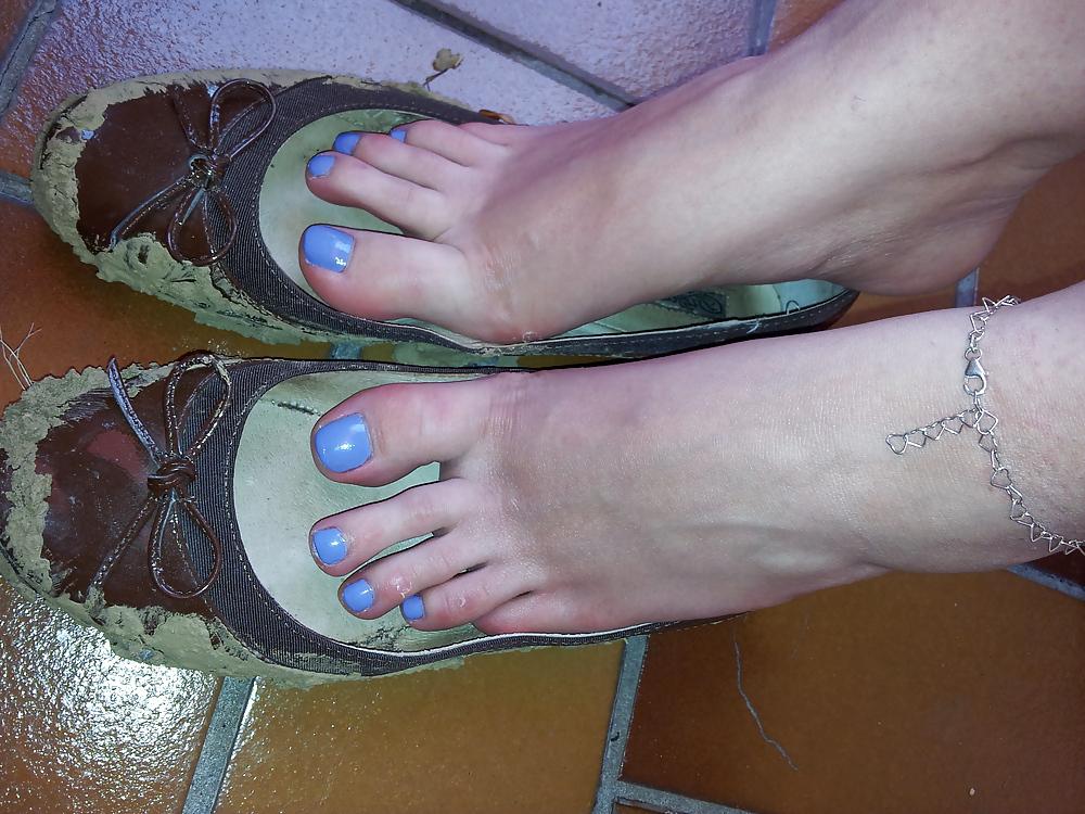 25P Wifes mud sludge dirty ballerinas flats shoes