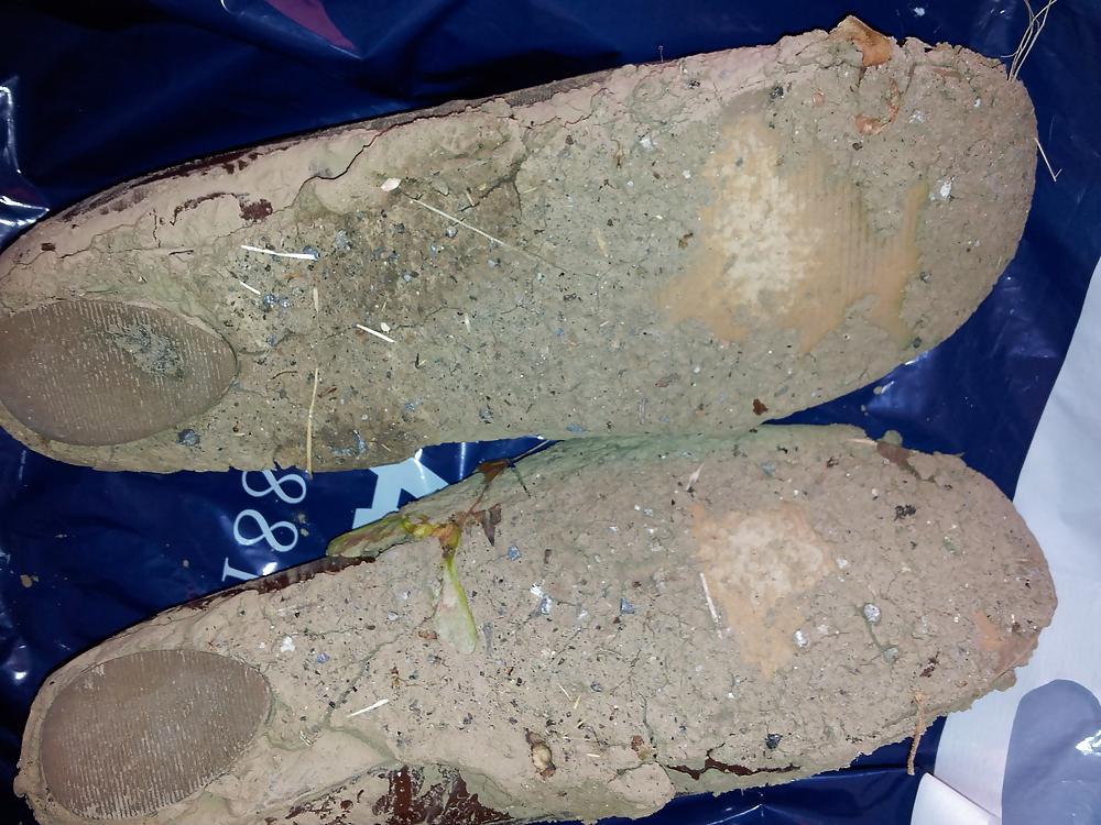 25P Wifes mud sludge dirty ballerinas flats shoes