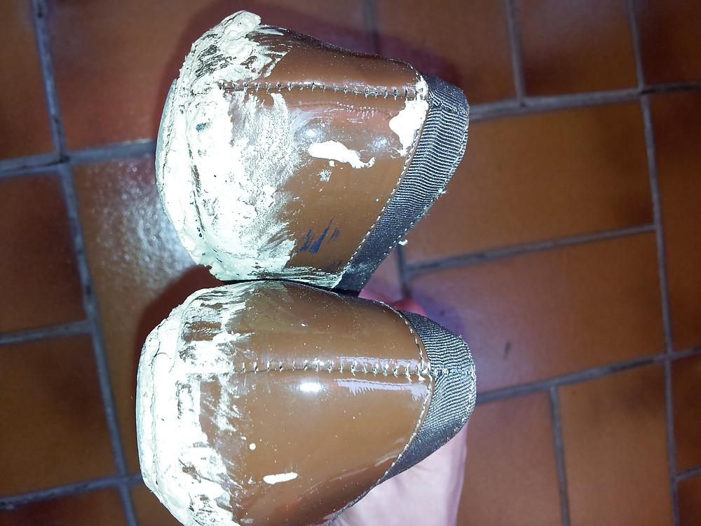 25P Wifes mud sludge dirty ballerinas flats shoes