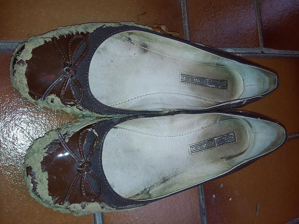 25P Wifes mud sludge dirty ballerinas flats shoes