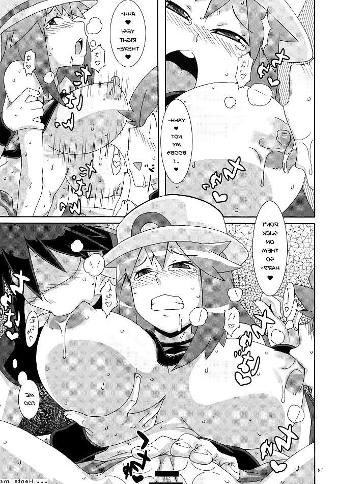 25P Pokemon Blue Leaf (Hentai Manga)