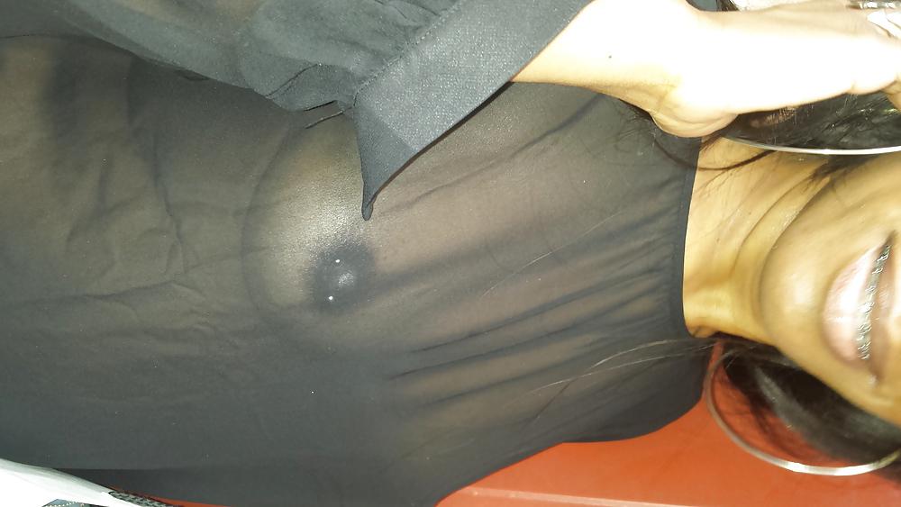 14P Amature Girlfriend mini dress upskirt no panty sexy cloths 