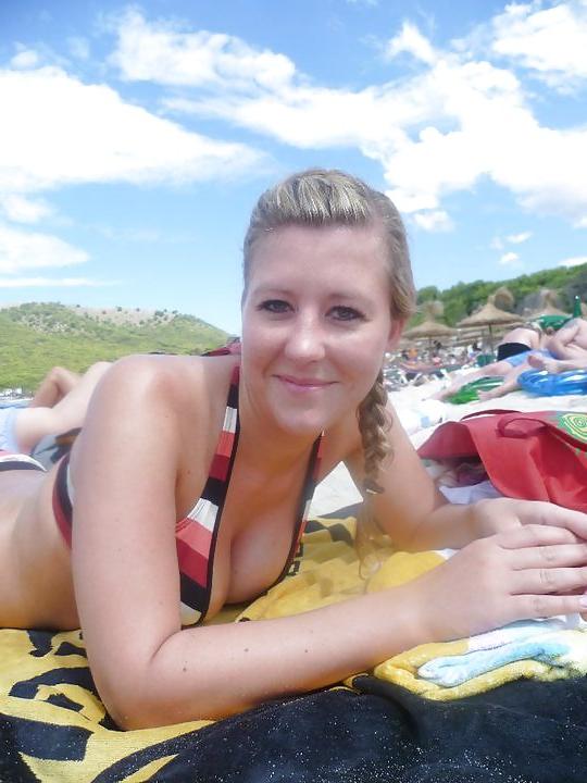 23P Hot busty german teen in holiday