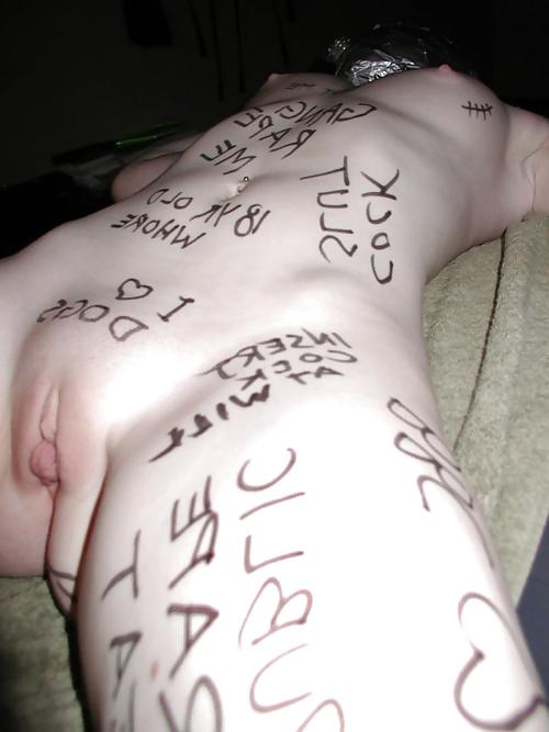 25P XXX Body Writing