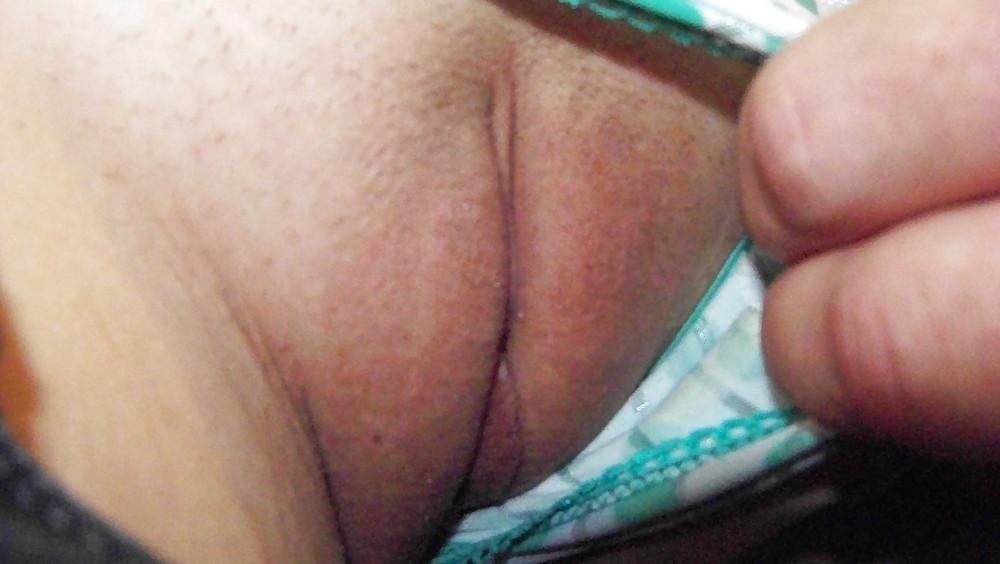 20P Hot teen girlfriend blue panties cutest pussy ever