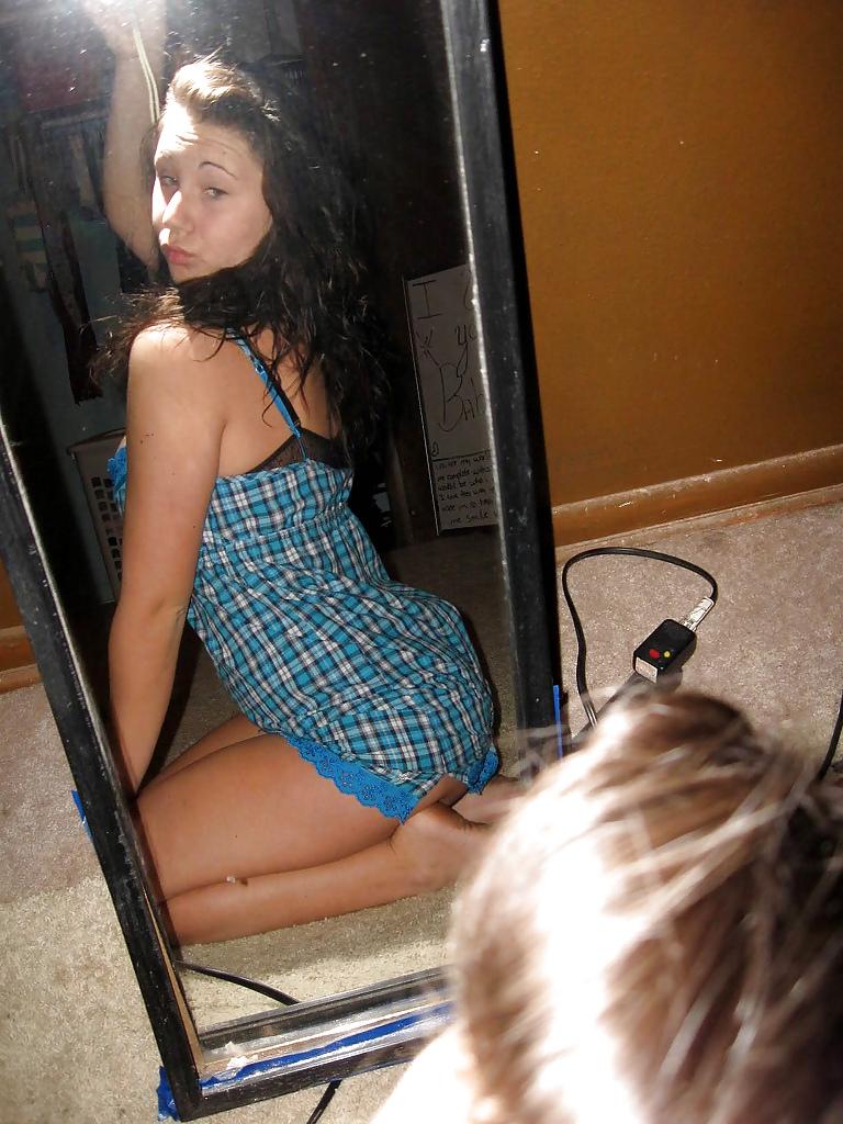 25P Teen brunette huge tits amazing body
