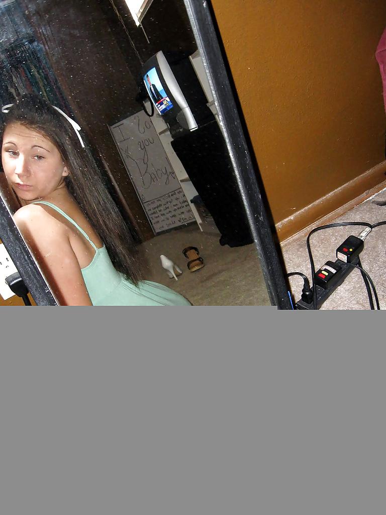 25P Teen brunette huge tits amazing body