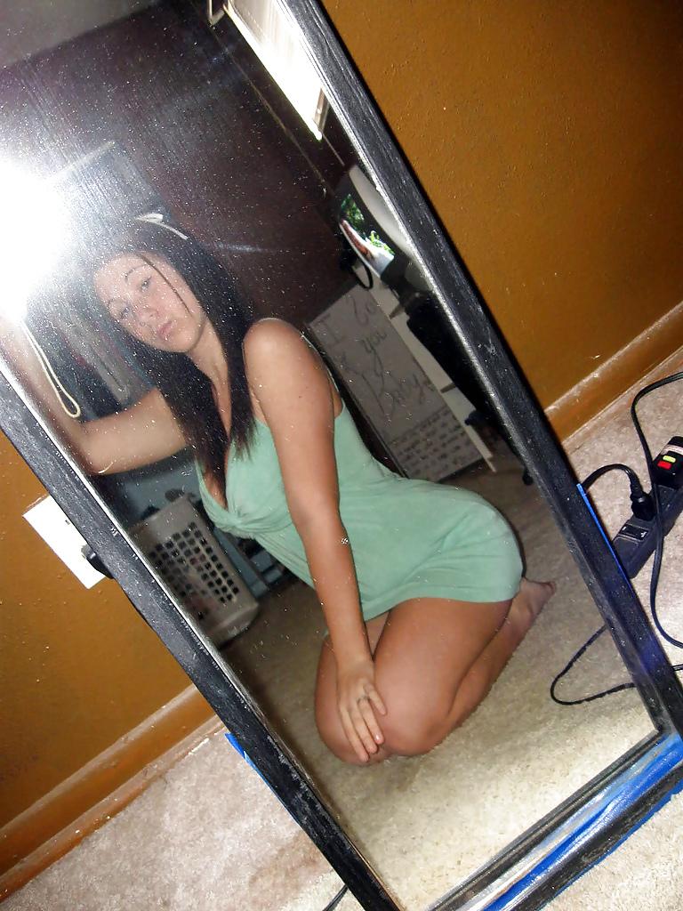 25P Teen brunette huge tits amazing body