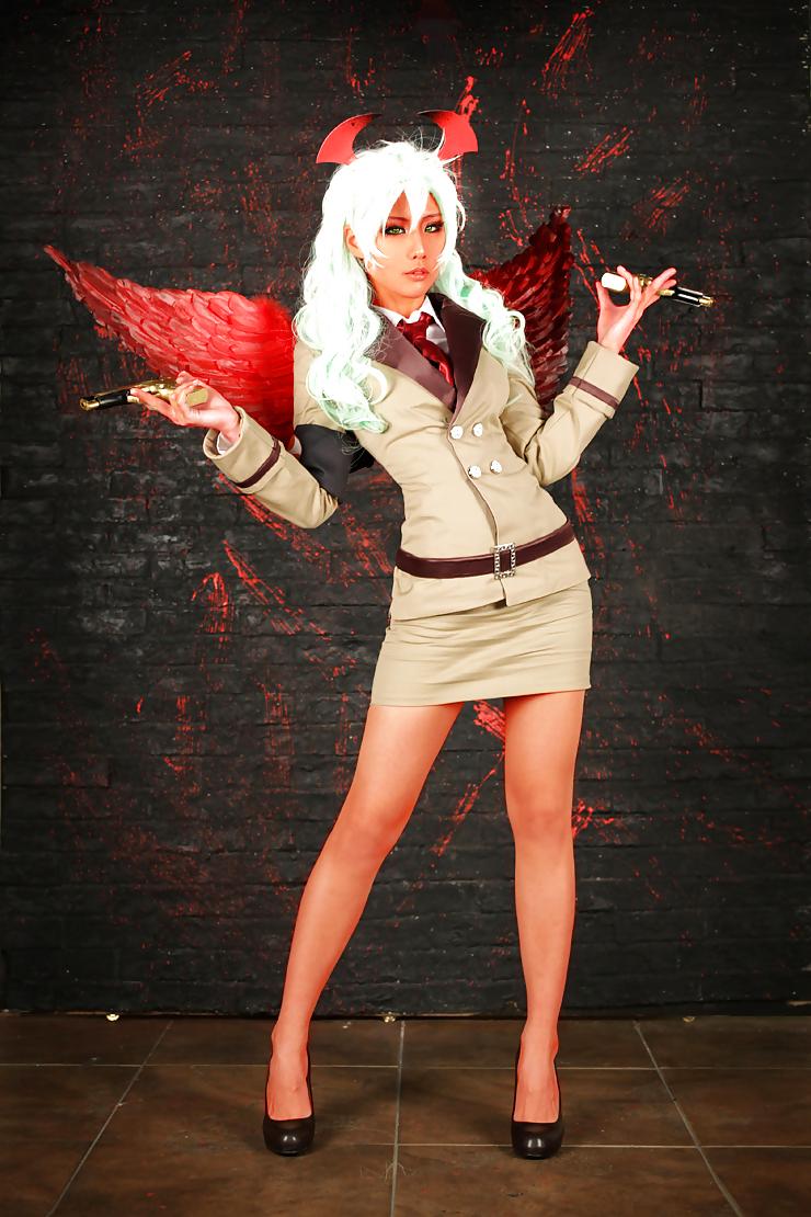 8P Scanty and Kneesocks cosplay