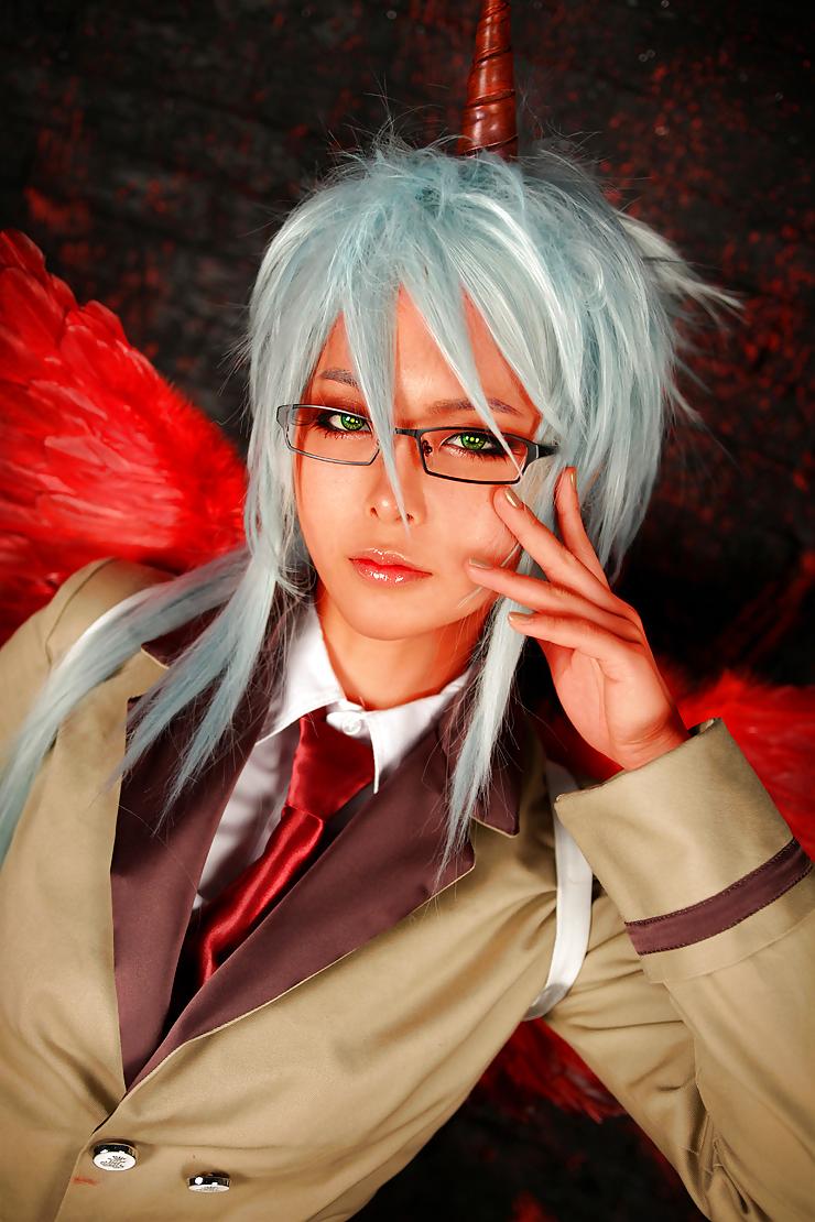 8P Scanty and Kneesocks cosplay