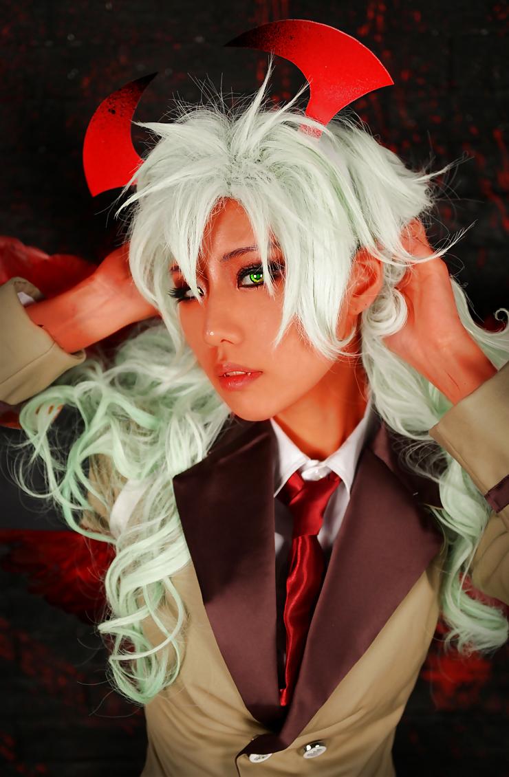 8P Scanty and Kneesocks cosplay