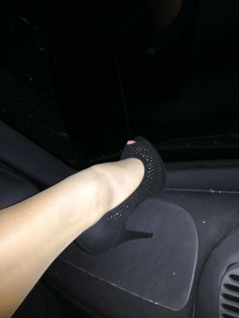 9P A little nylon tease in the truck