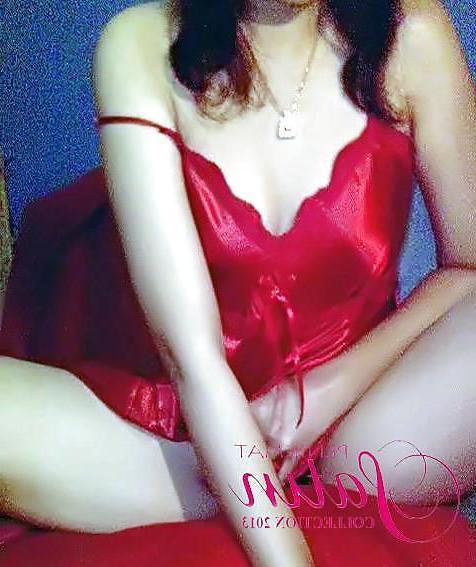10P Red satin sexy dress 