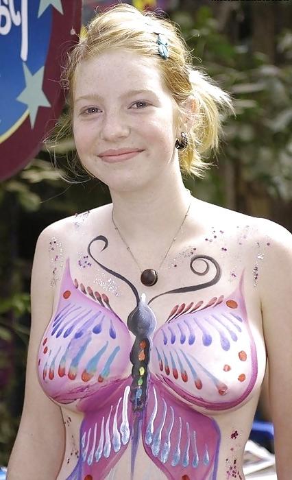 15P Nudist Pictures I love 24 Body painting