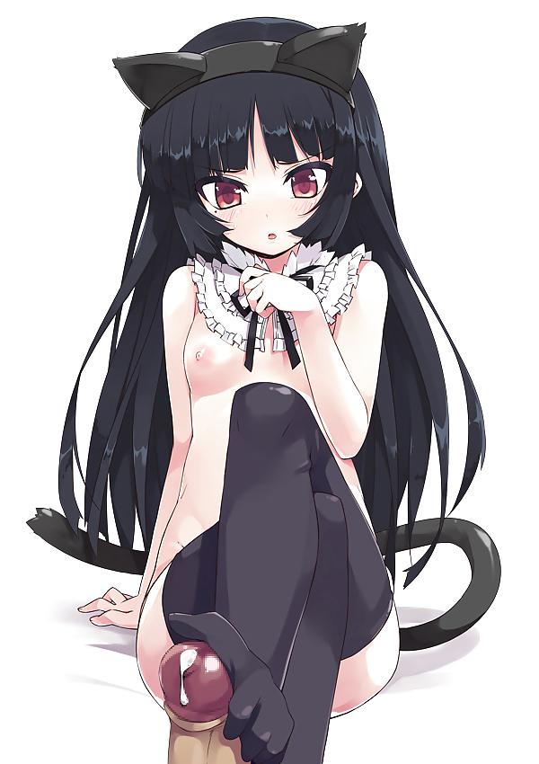 12P My Favorite Hentai Footjob Pics 2