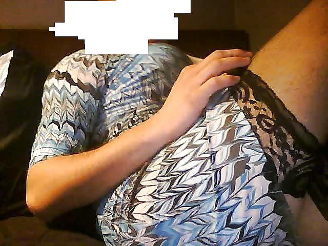 14P TIGHT DRESS NYLONS CUMMED 0N
