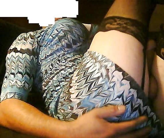 14P TIGHT DRESS NYLONS CUMMED 0N
