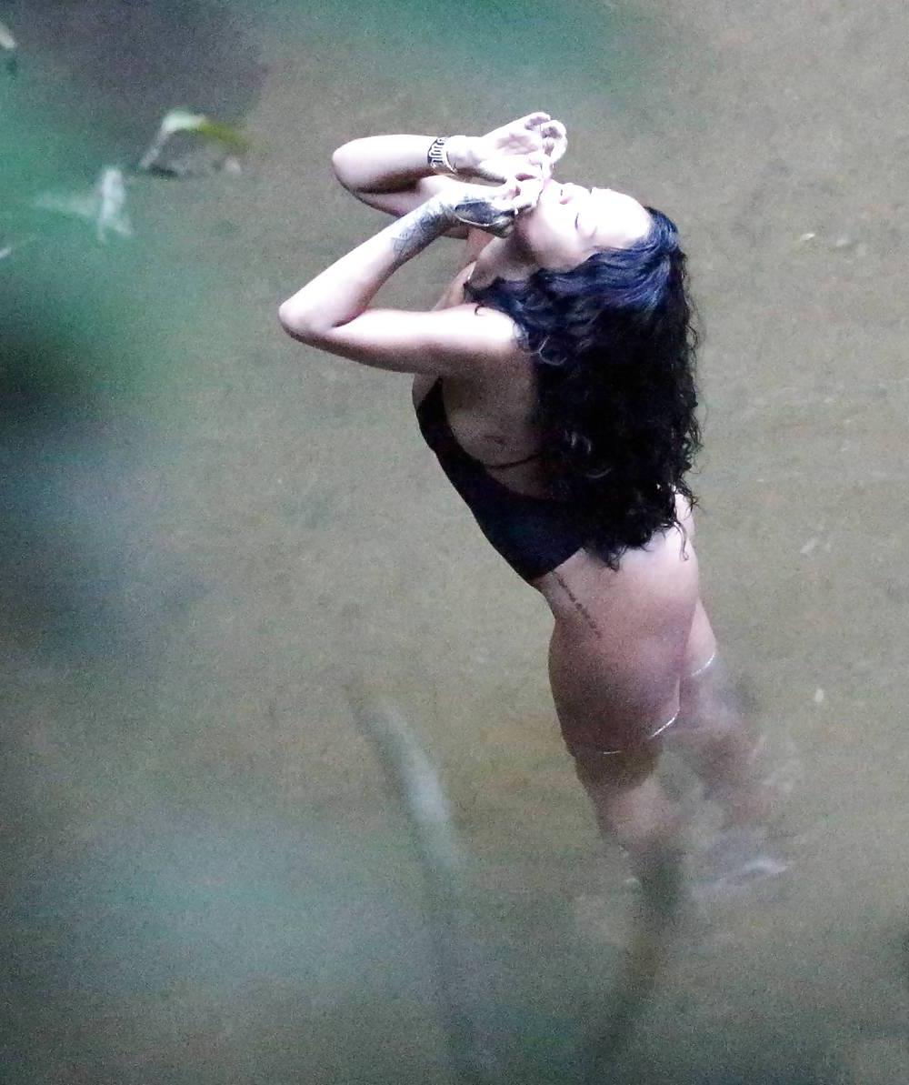 9P Rihanna Swimsuit Candids in Rio de Janeiro 