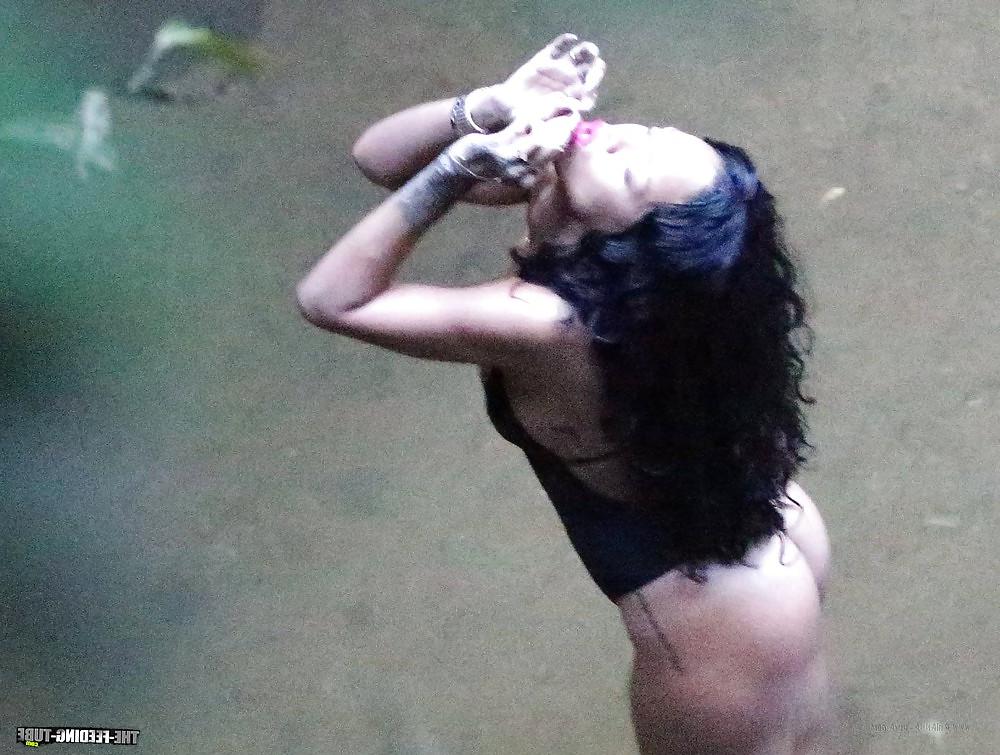 9P Rihanna Swimsuit Candids in Rio de Janeiro 