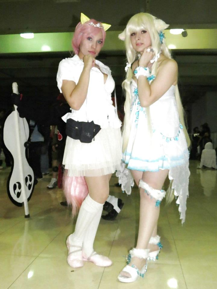 25P Cosplays in pantyhose and pantimedias