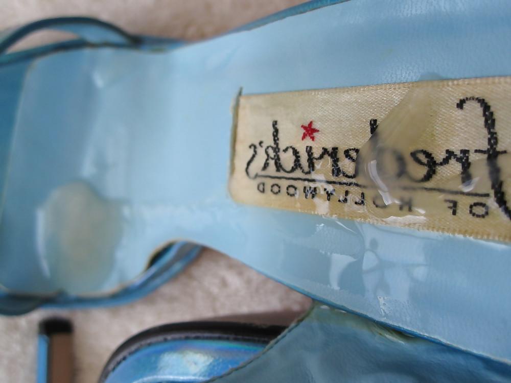 8P Nine West Blue Sandal High Heels Cummed Again