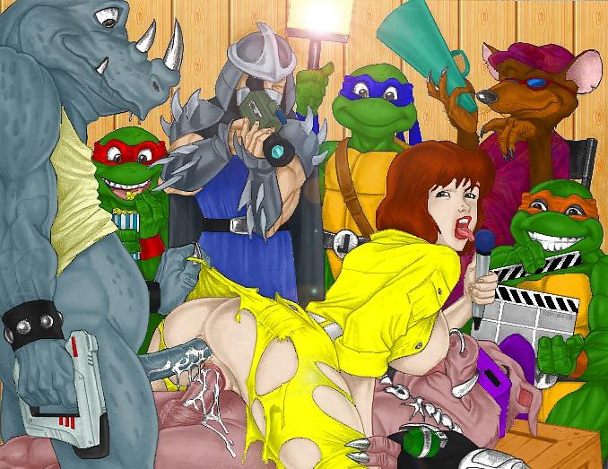 25P April O'Neil - Hentai