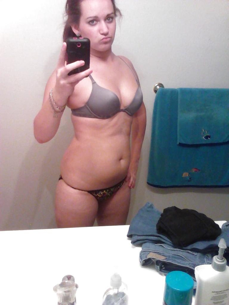 12P Cute teen gets undressed in her bedroom