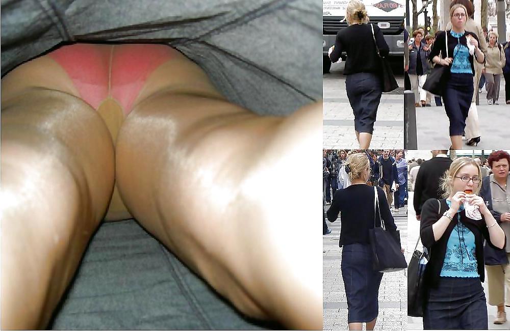 25P Grannys in pantyhose 