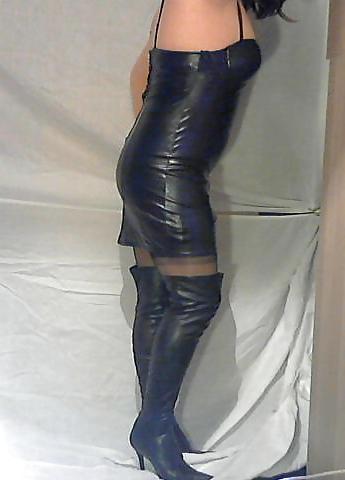 22P Leather Dress