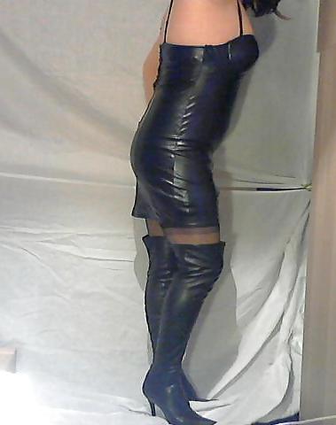 22P Leather Dress