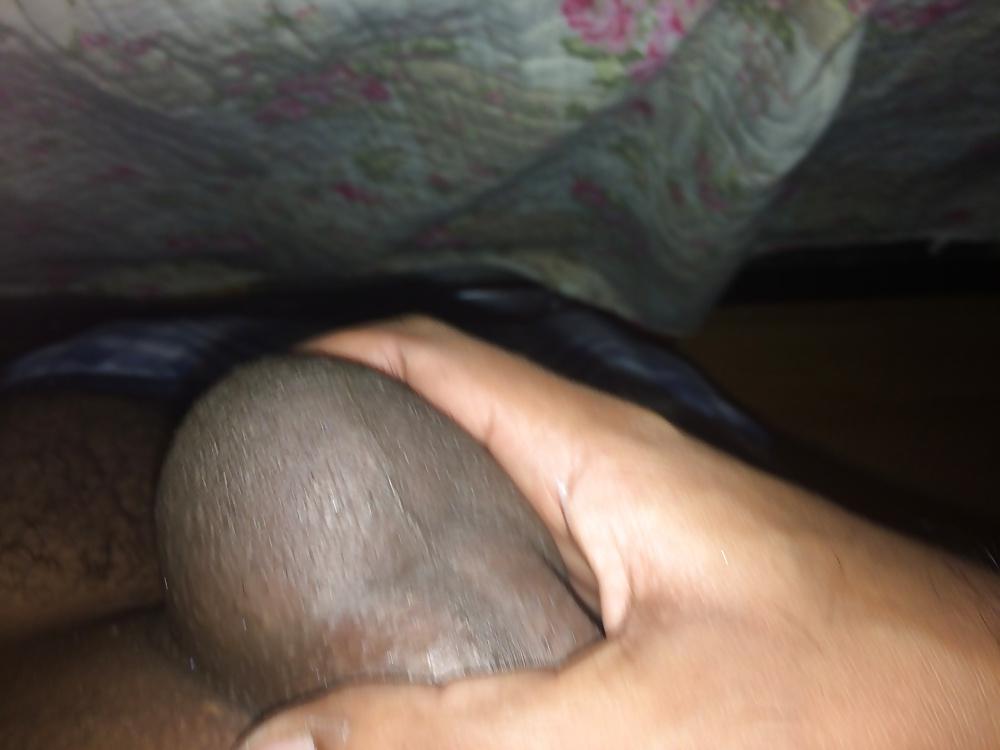 12P My shaved black dick