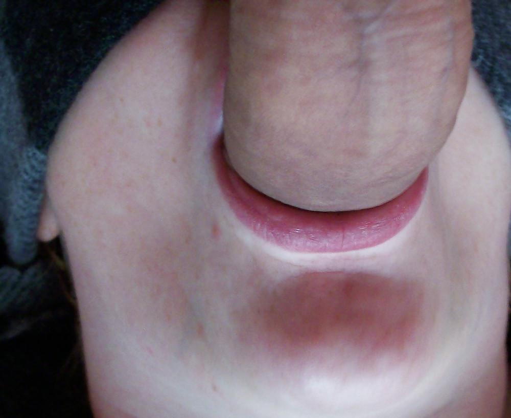 5P Wife sucking on my dick