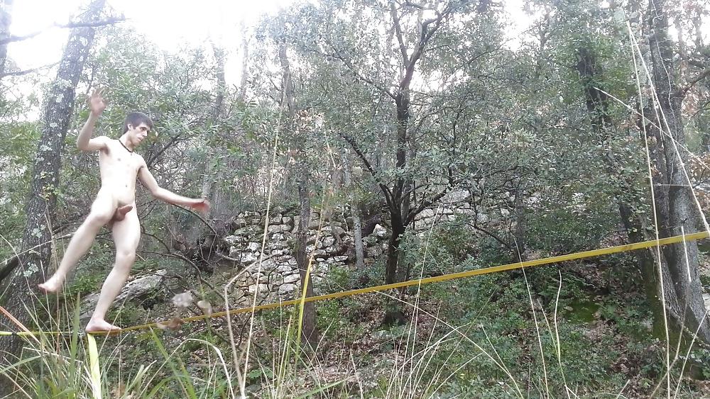 17P Slackline a poil