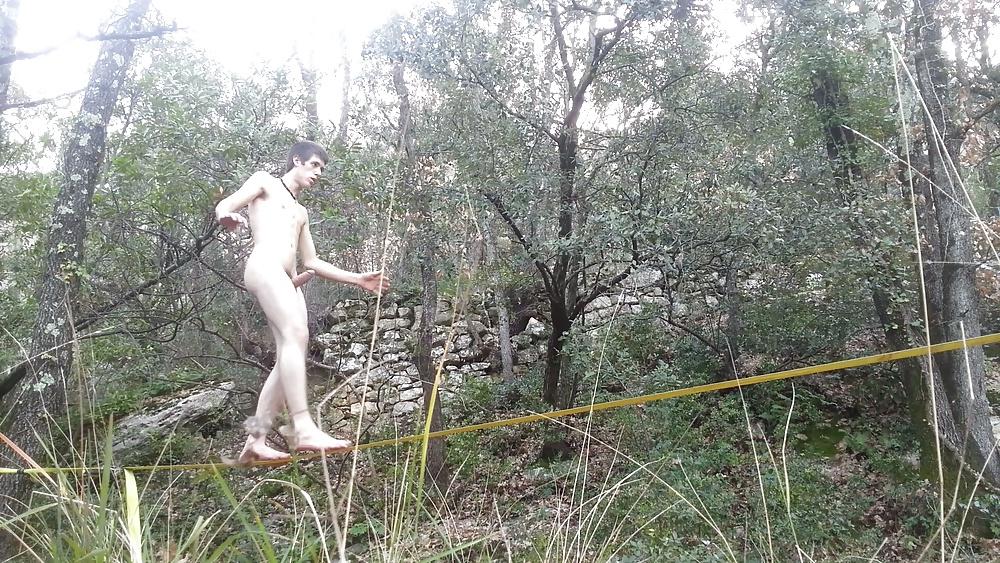 17P Slackline a poil