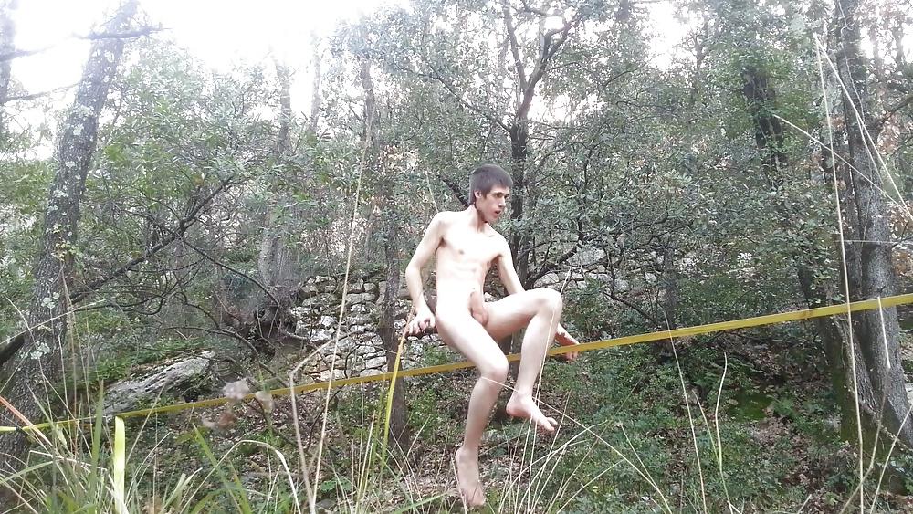 17P Slackline a poil