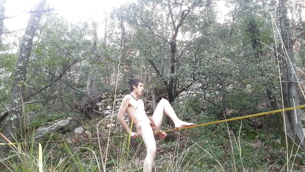 17P Slackline a poil