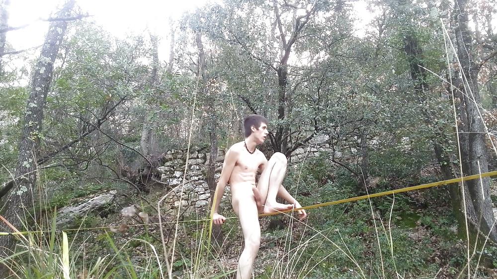 17P Slackline a poil