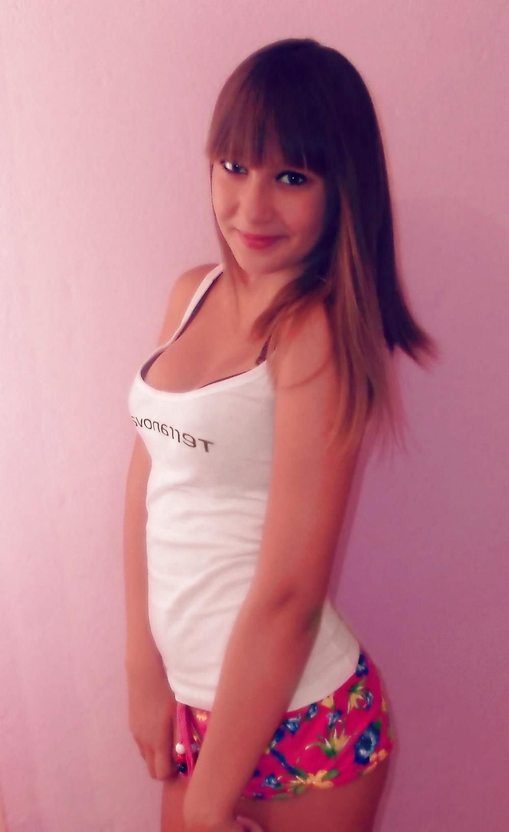 25P Pretty little teen needs a good hard facefuck