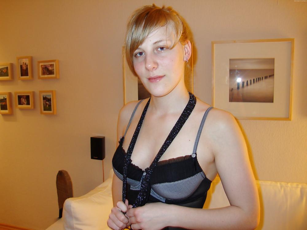 25P Hot French Girl Showing Her Assets