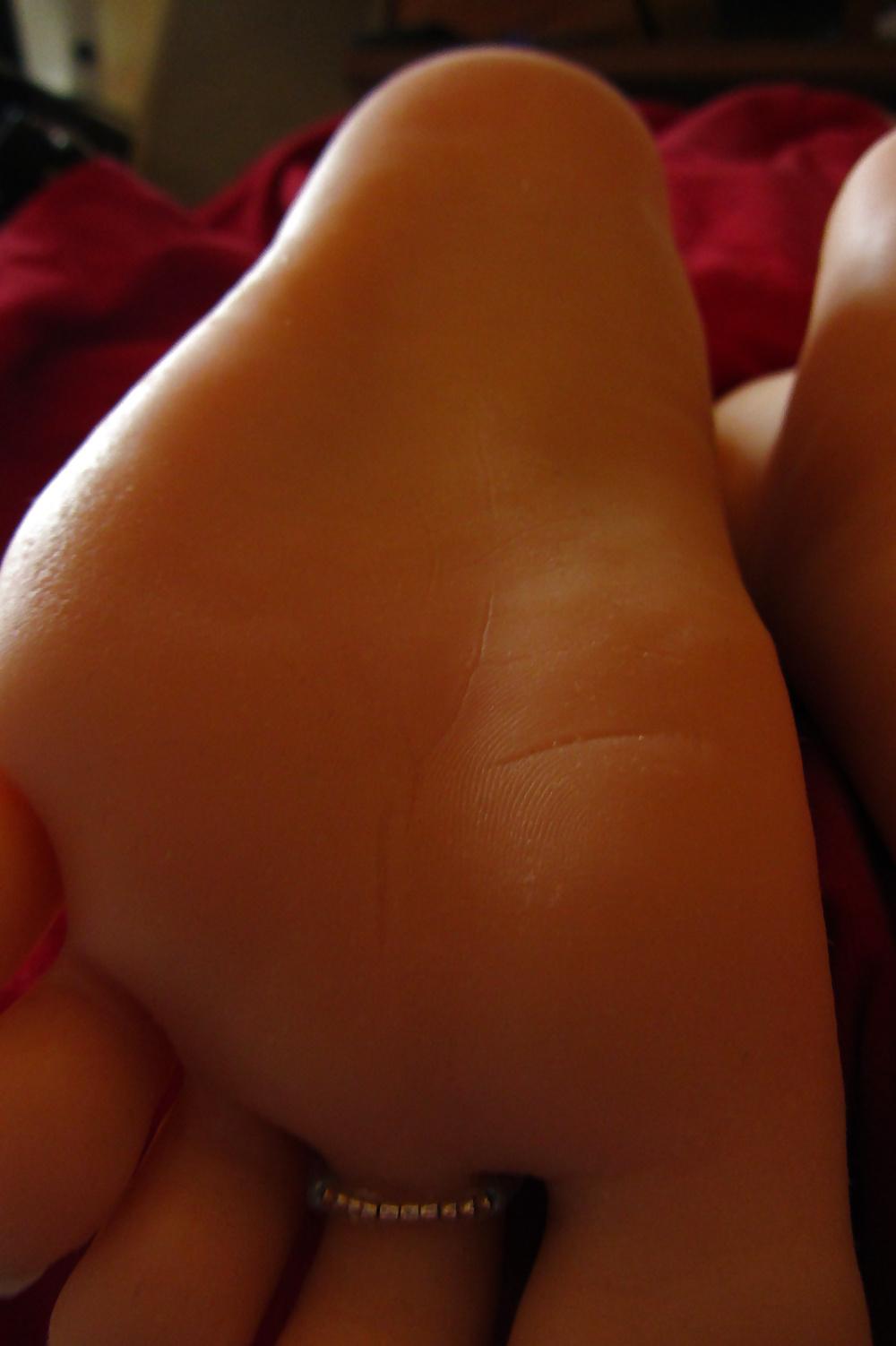 25P My new foot fetish toys