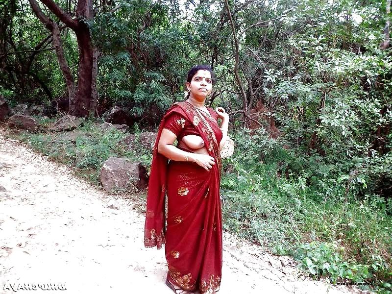 8P Aunty in the forest 