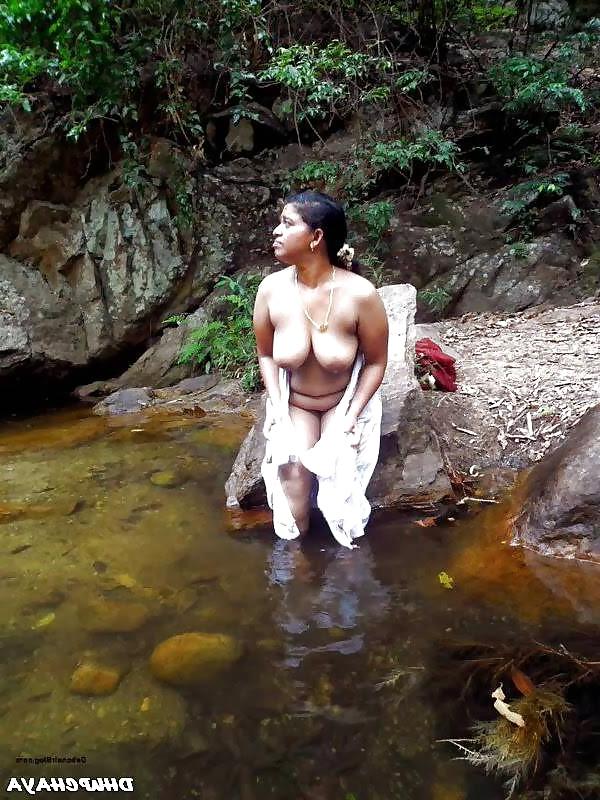 8P Aunty in the forest 