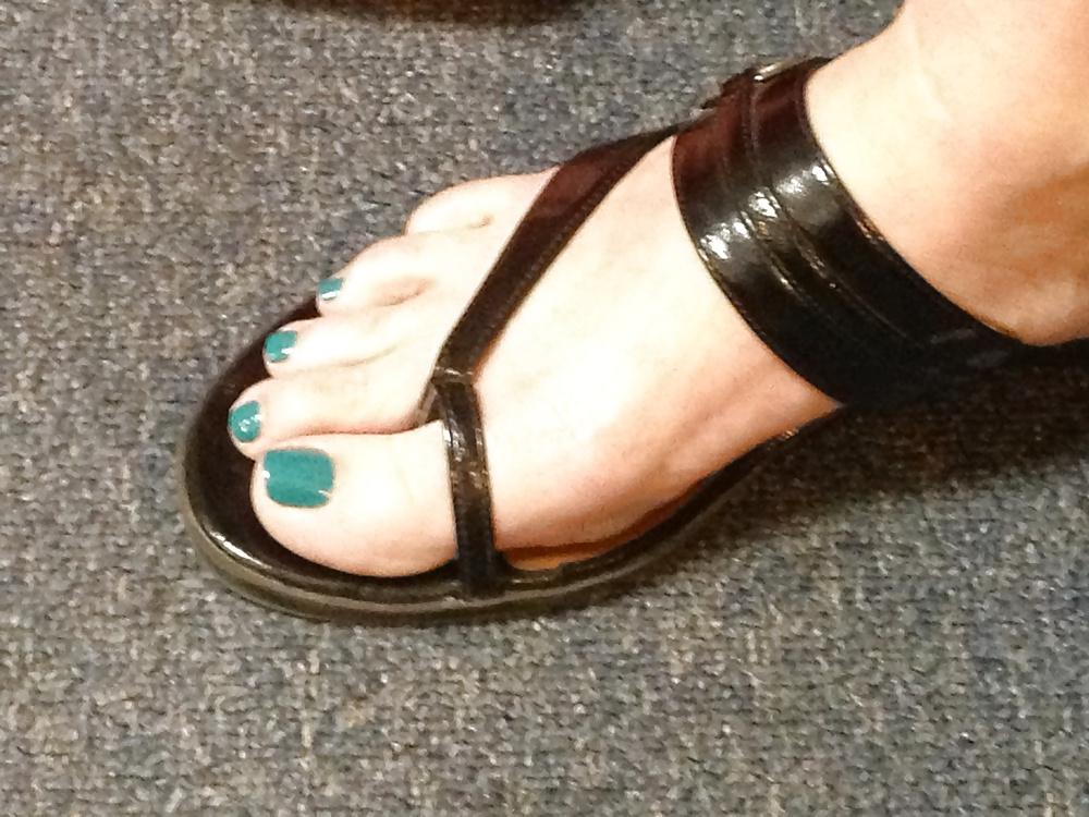 16P Wife's blue toes