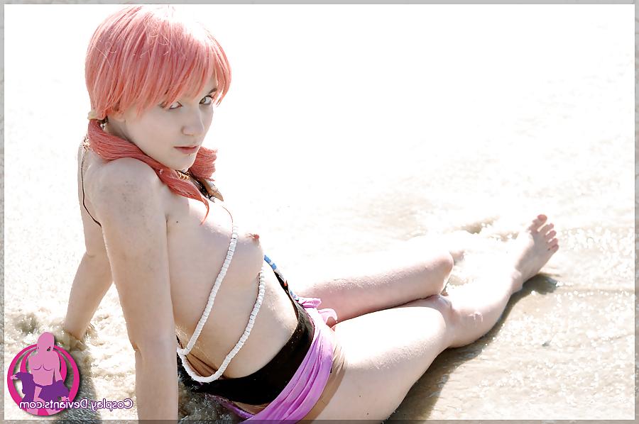 22P Vanille Cosplay Final Fantasy XIII 13
