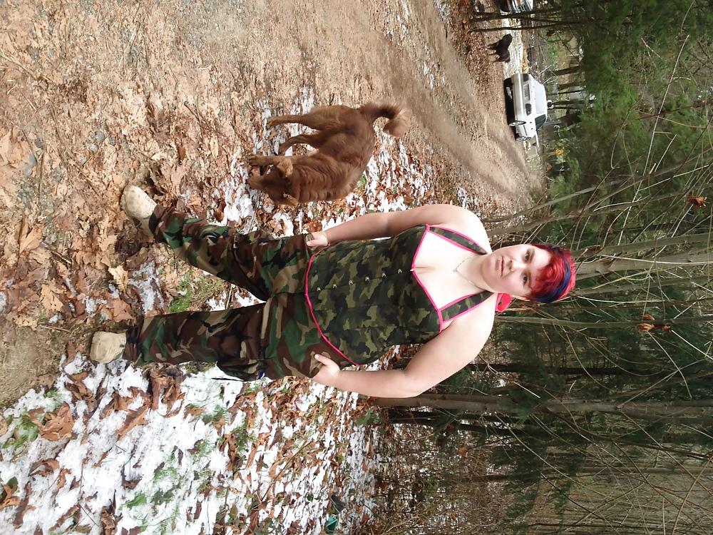 23P SunshineDezi- Camo Corset Fun! 