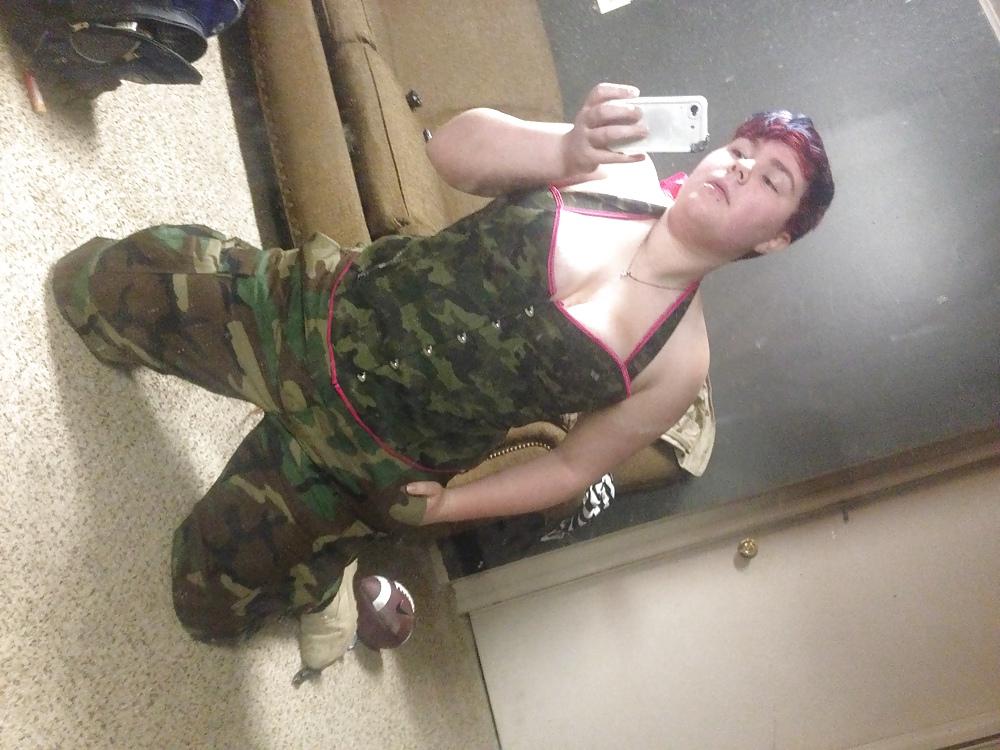23P SunshineDezi- Camo Corset Fun! 