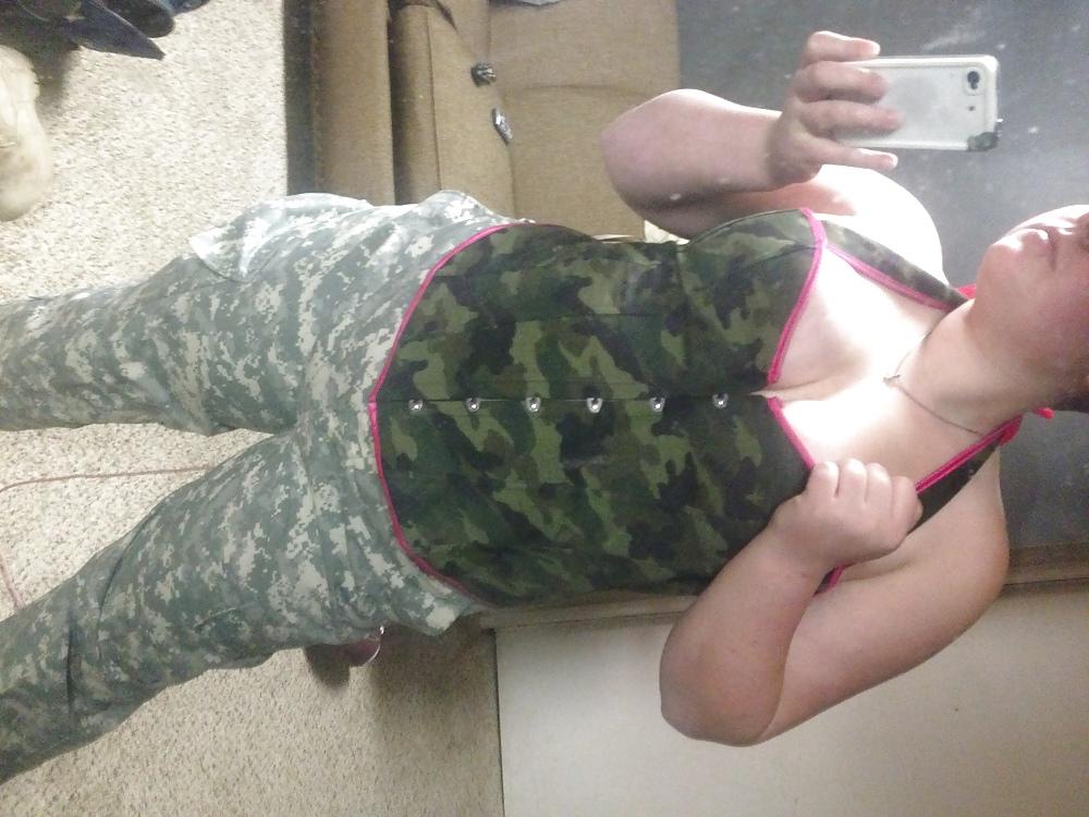 23P SunshineDezi- Camo Corset Fun! 