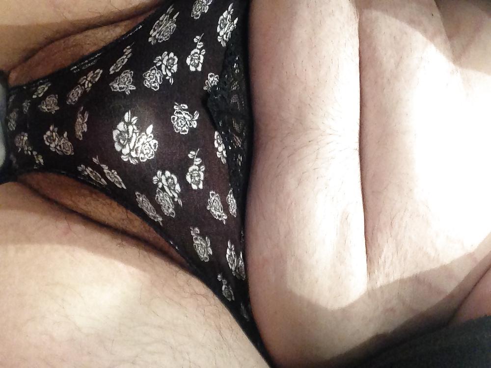 10P New of my small cock teen in some dirty panties