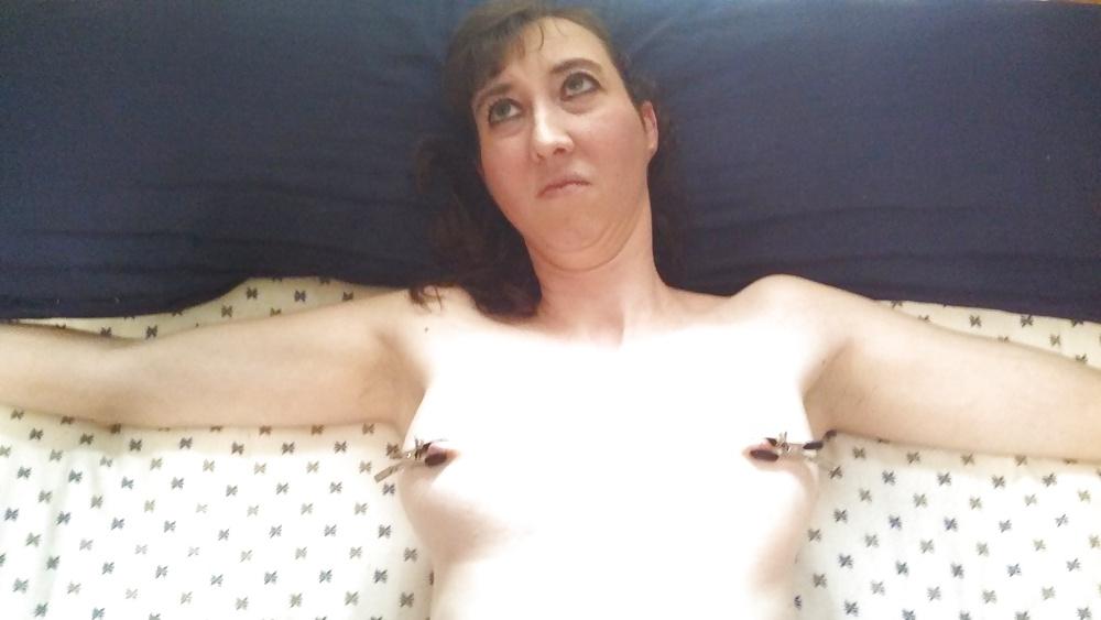 22P My hot wife in pain slut training.